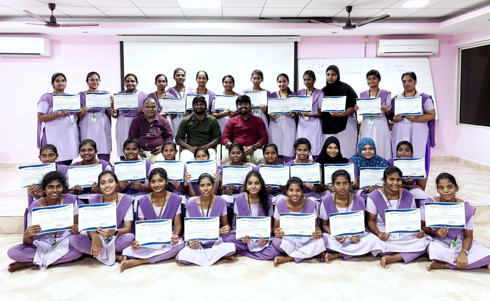 Students collaborating